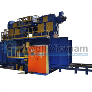 Máy phun bi kết cấu dầm thép