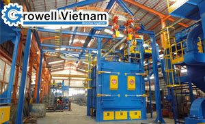 Máy phun bi dạng treo Growell Việt Nam