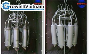 Nhận phun cát làm sạch kim loại - Growell VN