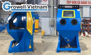 Máy phun cát khô và Máy phun cát ướt