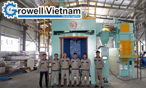 Cấu tạo chung của máy bắn bi làm sạch - Growell Việt Nam