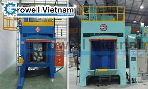Máy phun bi làm sạch chi tiết ô tô, xe máy - Growell Việt Nam