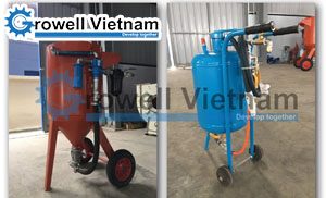 Cối phun bi - Cối phun cát Growell giá rẻ chất lượng cao