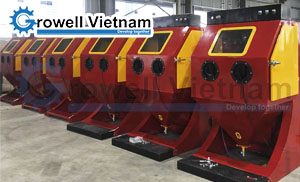 Thiết bị phun cát - Thiết bị làm sạch xử lý bề mặt kim loại
