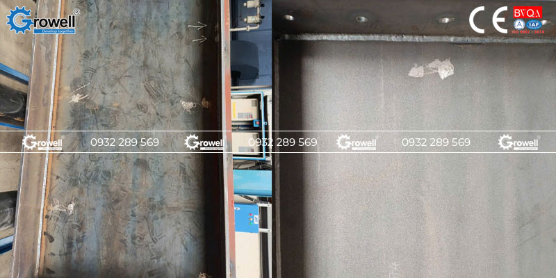 Máy phun bi dầm thép Máy phun bi dầm thép