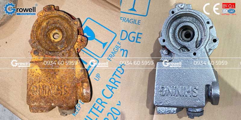 Máy phun cát đánh rỉ Máy phun cát đánh rỉ