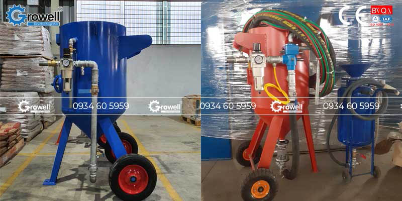 Phun cát kết cấu thép Phun cát kết cấu thép