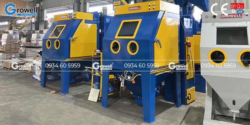 Phun cát tạo nhám bề mặt kính Phun cát tạo nhám bề mặt kính
