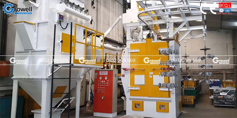 Hệ thống phun bi dạng treo Hệ thống phun bi dạng treo