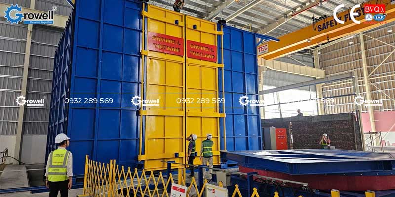 Vận hành máy phun bi Vận hành máy phun bi