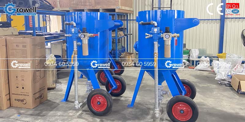 Cối phun cát di động Cối phun cát di động