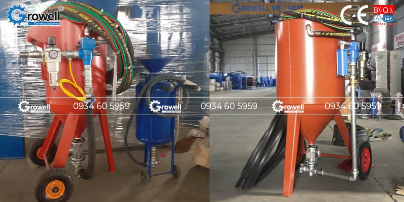 Cối phun cát di động Cối phun cát di động
