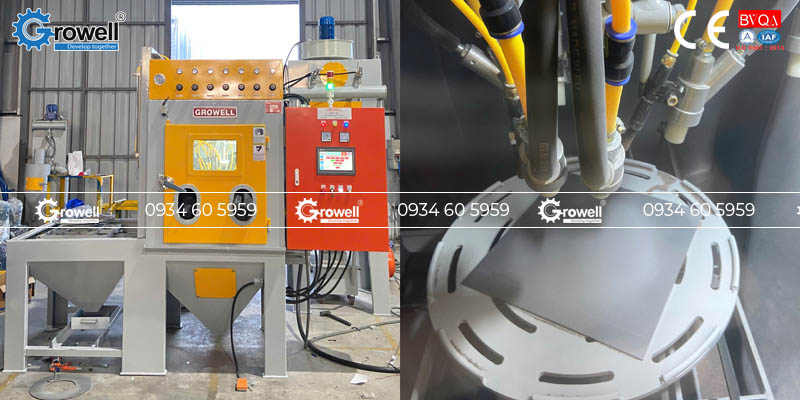 Máy phun cát tự động công nghiệp Máy phun cát tự động công nghiệp