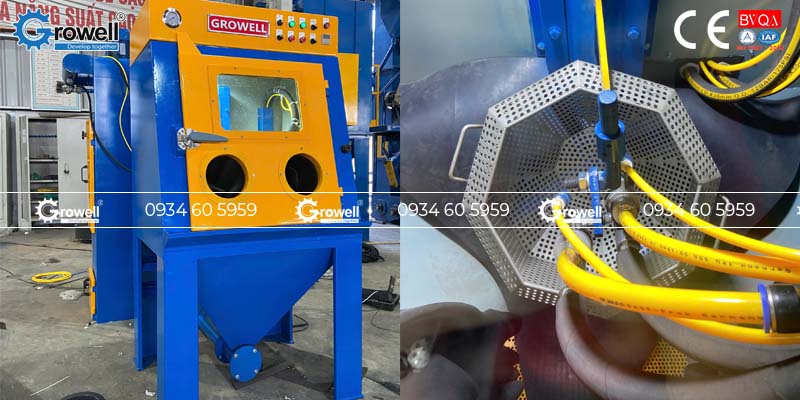 Máy phun cát tự động công nghiệp Máy phun cát tự động công nghiệp