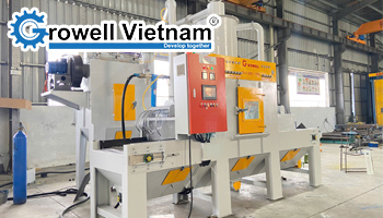 Các dòng máy phun cát tự động công nghiệp phổ biến hiện nay