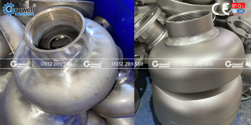 Máy phun bi làm sạch vật đúc Máy phun bi làm sạch vật đúc