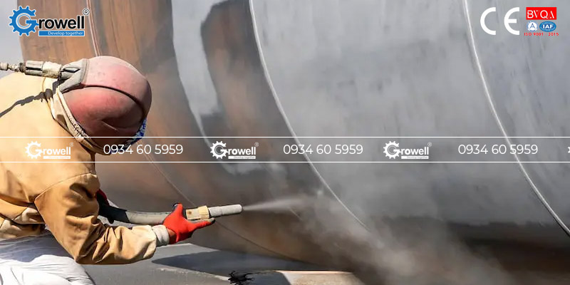 Công dụng máy bắn cát