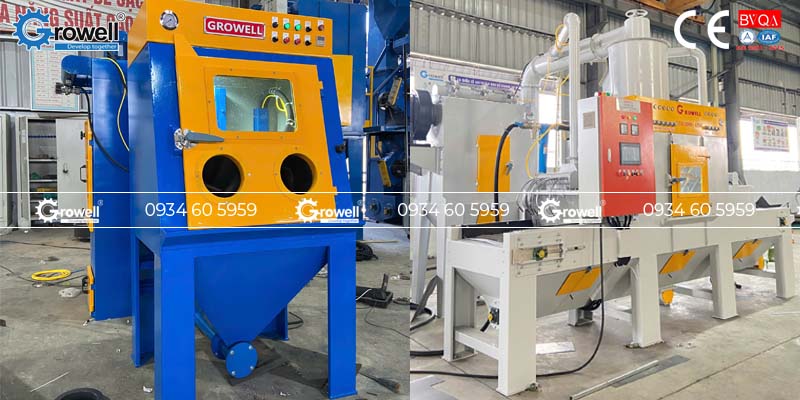 Máy bắn cát tự động Máy bắn cát tự động