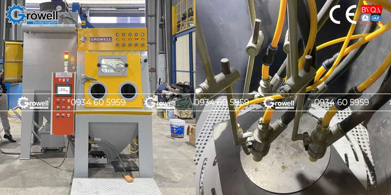 Máy bắn cát tự động Máy bắn cát tự động