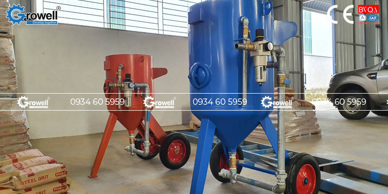 Máy phun bi cầm tay Máy phun bi cầm tay