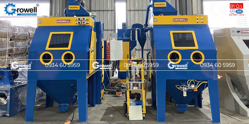 Cấu tạo tủ phun cát