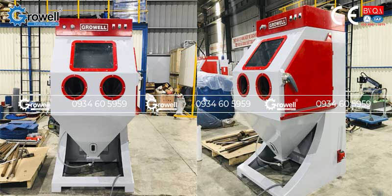 Cấu tạo tủ phun cát