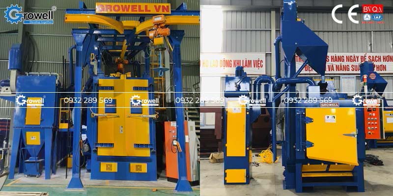 Phun bi xử lý bề mặt kim loại