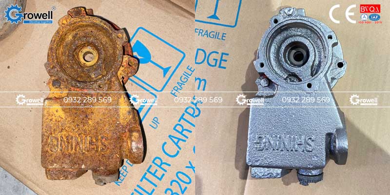 Phun bi xử lý rỉ sét kim loại Phun bi xử lý rỉ sét kim loại