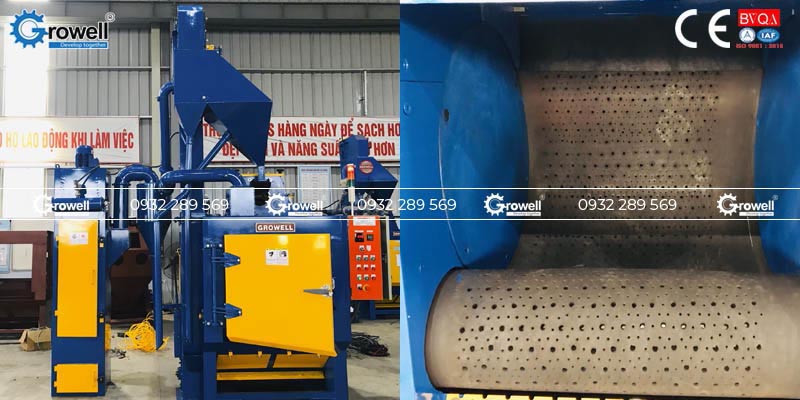 Phun bi xử lý rỉ sét kim loại Phun bi xử lý rỉ sét kim loại