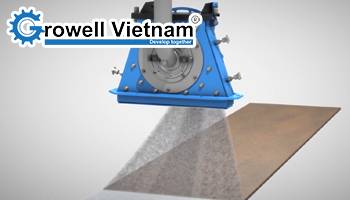 Giải pháp phun bi xử lý rỉ sét kim loại trước khi sơn phủ