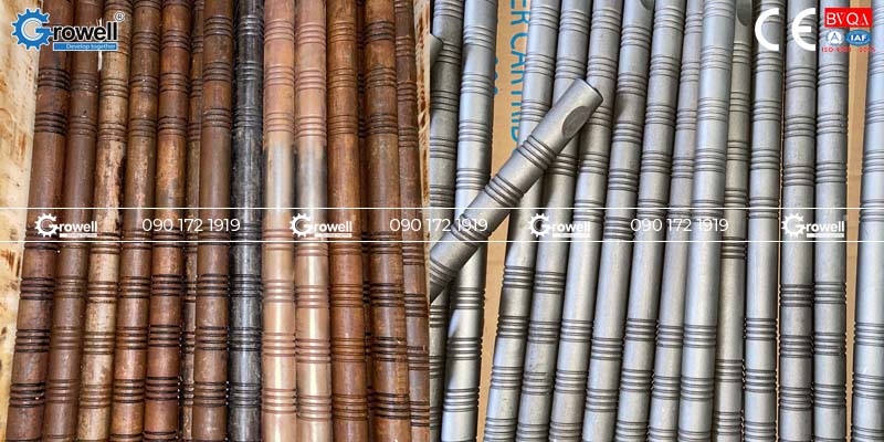 Cát phun làm sạch rỉ sét