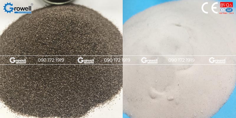 Cát phun làm sạch rỉ sét