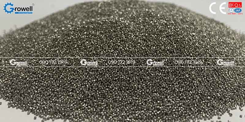 Cát phun làm sạch rỉ sét