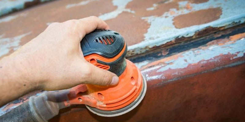 Tạo nhám thép trước sơn Tạo nhám thép trước sơn