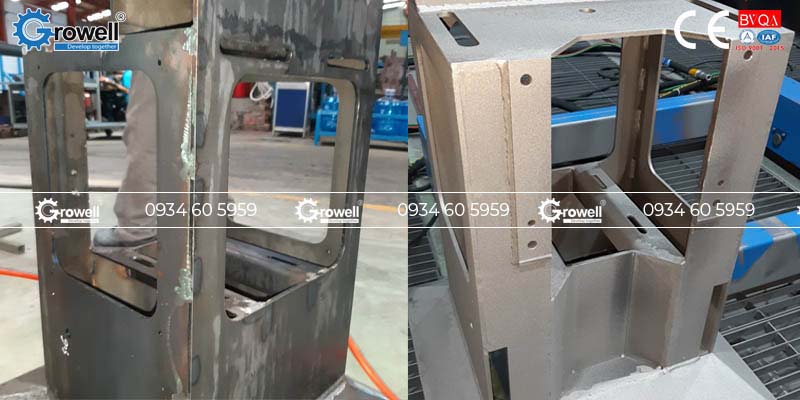 Tạo nhám thép trước sơn Tạo nhám thép trước sơn