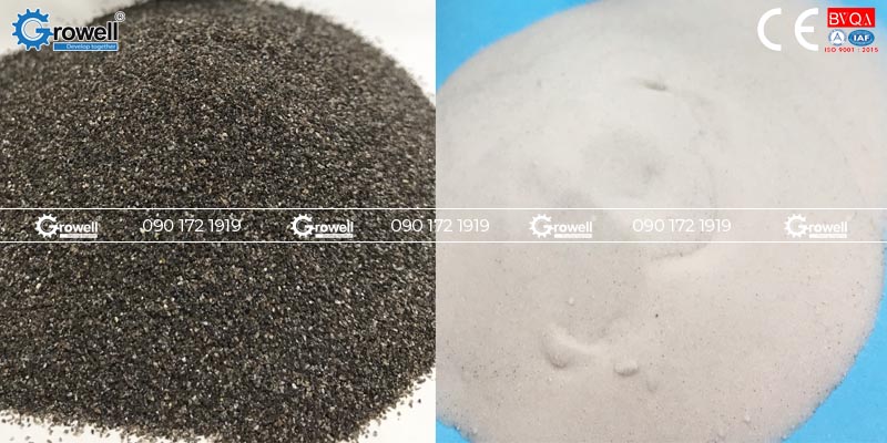 Cát phun công nghiệp Cát phun công nghiệp