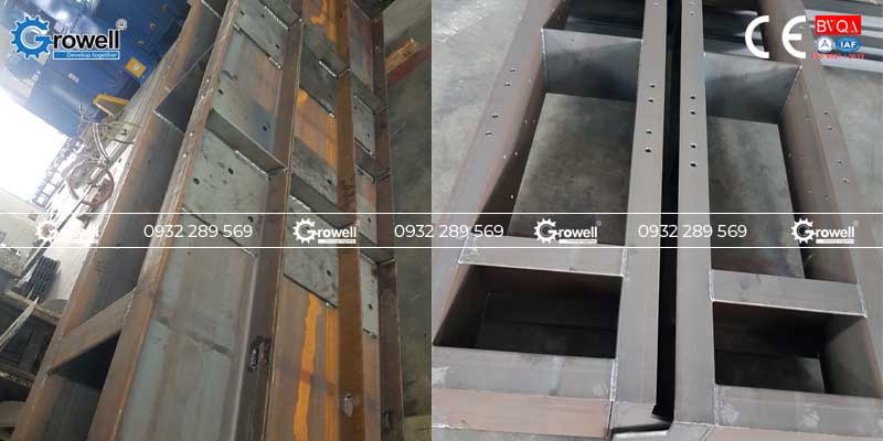 Hệ thống phun bi dầm thép