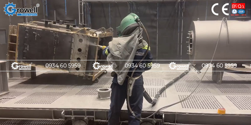 Phòng phun cát công nghiệp