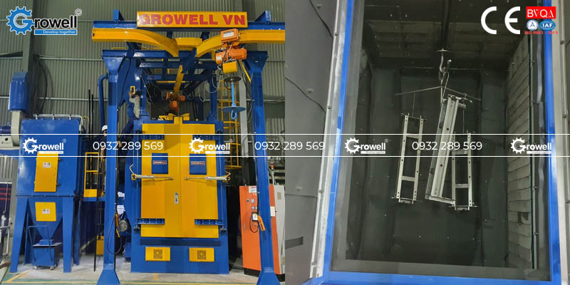 Phương pháp phun bi làm sạch