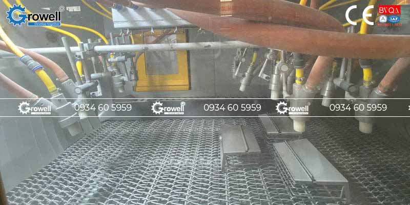 Tạo nhám bề mặt kim loại đúc