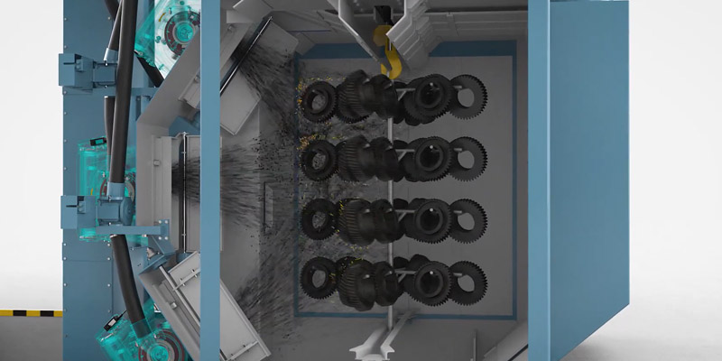 Nguyên lý hoạt động máy phun bi