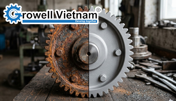 Nên tẩy rỉ sét kim loại trước sơn bằng phương pháp nào?