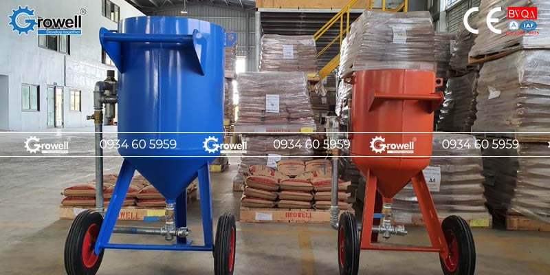 Bình phun cát di động Bình phun cát di động