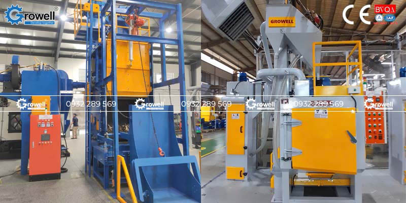 Máy phun bi tự động hóa