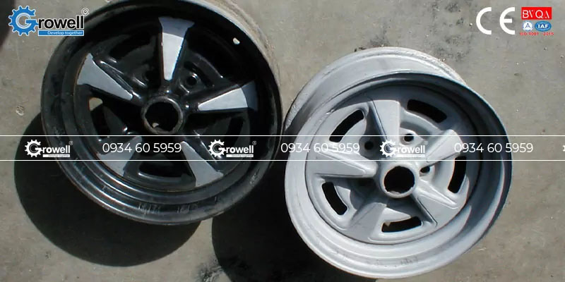 Tẩy sơn mâm xe