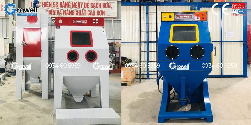 Vận hành tủ phun cát