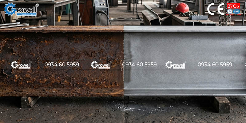 Cách làm sạch kim loại bị rỉ