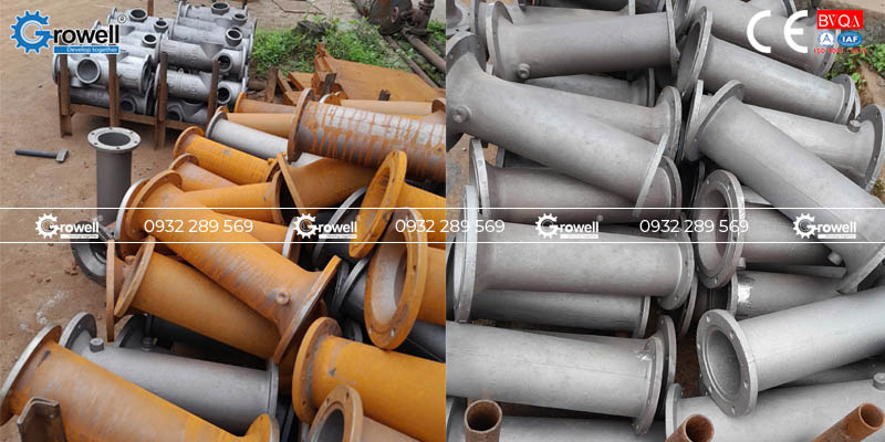 Phun bi làm sạch linh kiện cơ khí