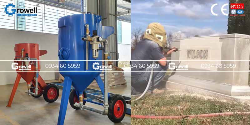 Phun cát khắc chữ đá tự nhiên Phun cát khắc chữ đá tự nhiên