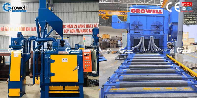 Máy bắn bi làm sạch